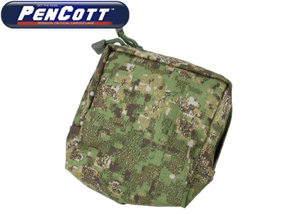 G TMC Nylon Square MOLLE Canteen Pouch ( PenCott GreenZone )